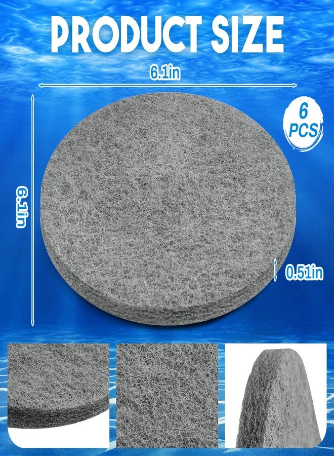 Innconee 6 Pcs Nitrite Remover Pad Compatible with Fx4 Fx5 Fx6 Replacement Aquarium Filter Media Canister Filters, Gray - Image 2
